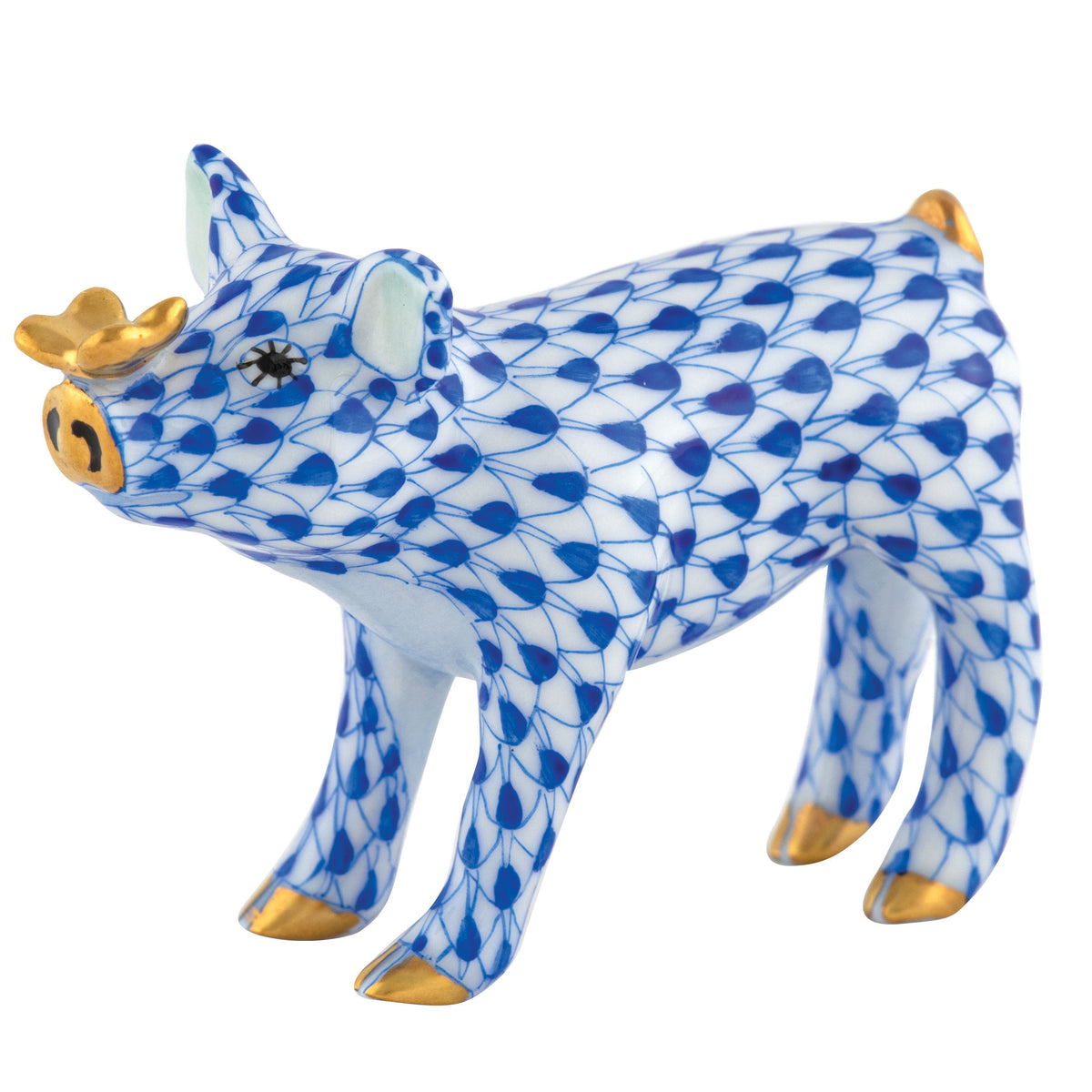 Pig with Butterfly — Sapphire