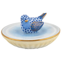 Bird In Bird Bath — Sapphire