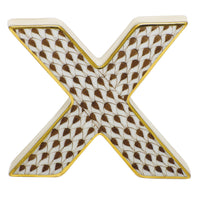 Letter X — Chocolate