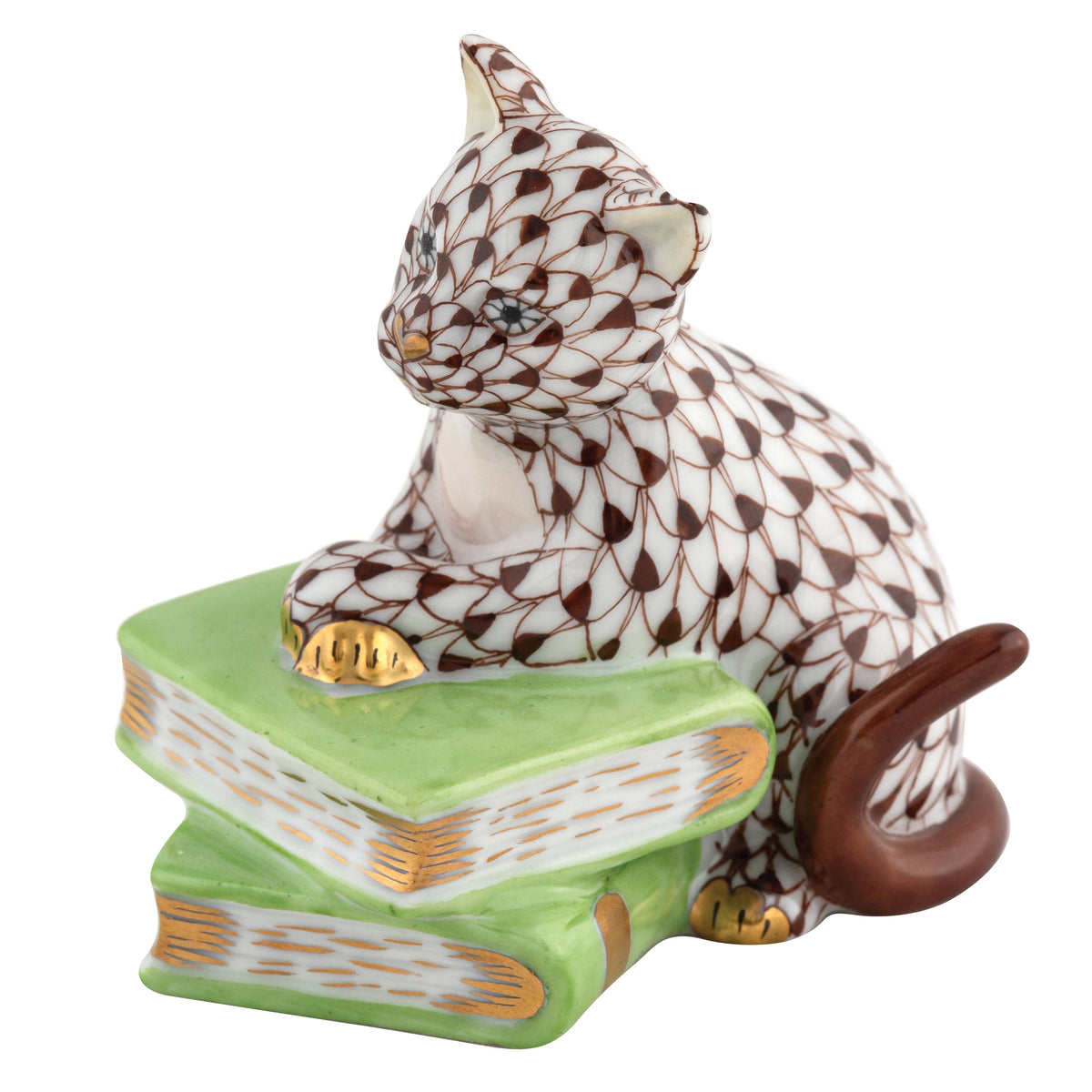 Cat On Books — Chocolate