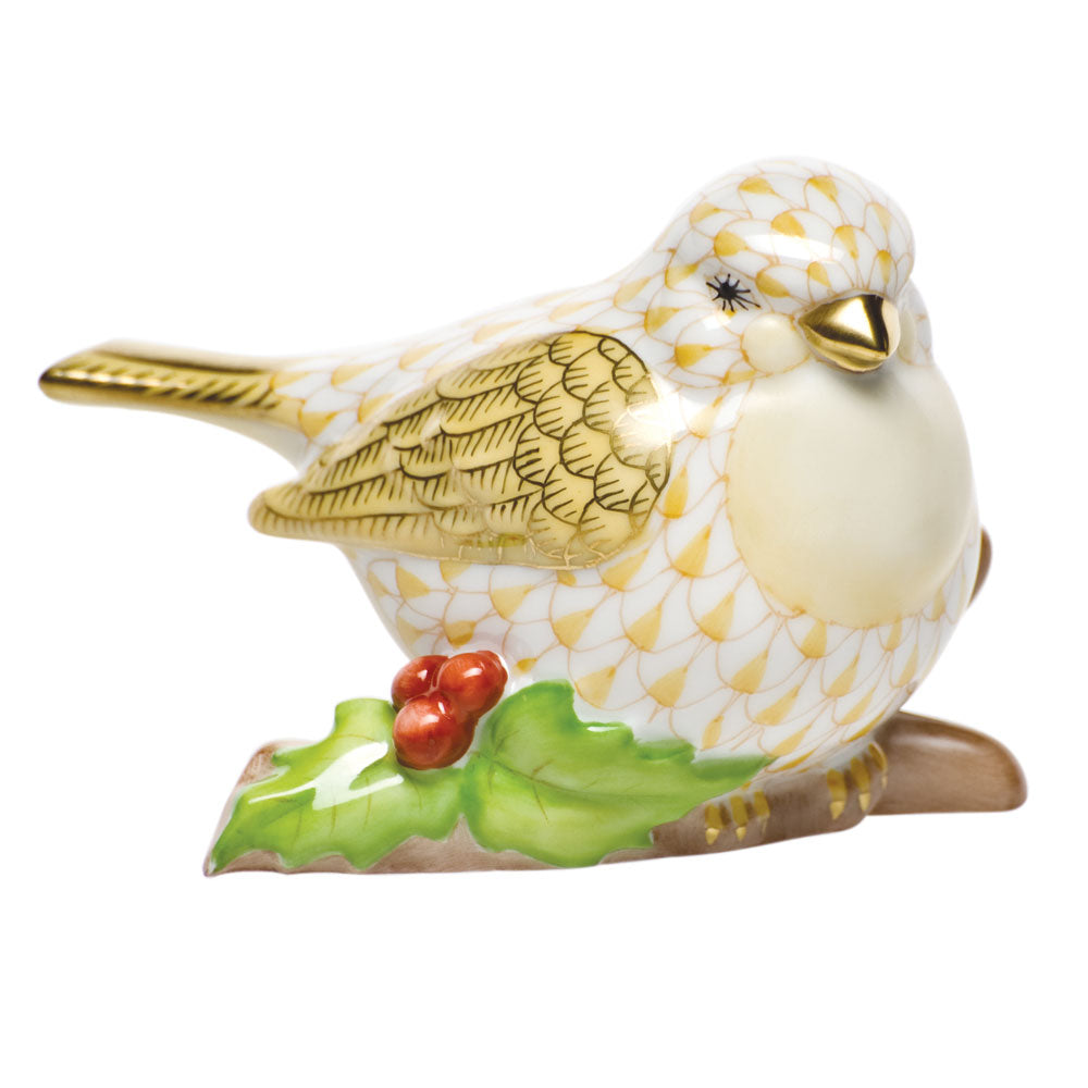 Little Bird On Holly — Butterscotch