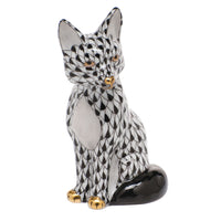 Sitting Fox — Black