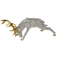 Stag with Feet Back — Black