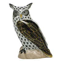 Great Horned Owl — Black