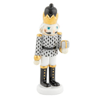 Nutcracker with Gift — Black