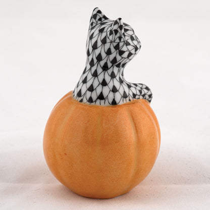 Jack O Lantern Kitty in Black