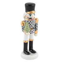 Nutcracker with Christmas Tree — Black