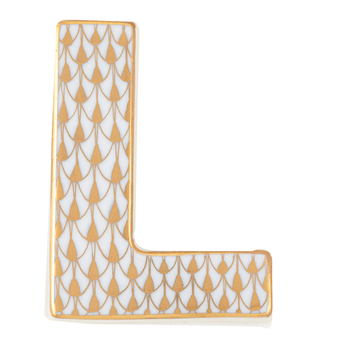 Letter L — Gold