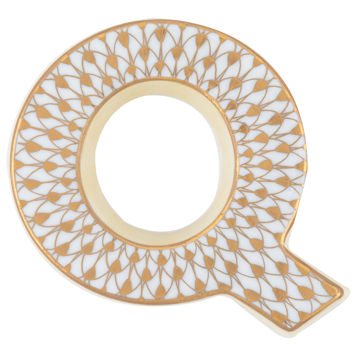 Letter Q — Gold