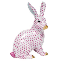 Large Sitting Bunny — Raspberry