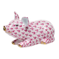 Little Pig Lying — Raspberry
