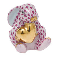 Bunny with Heart — Raspberry