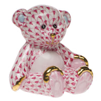 Small Teddy Bear — Raspberry