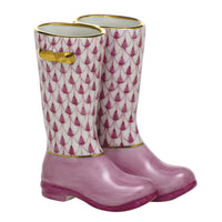 Pair of Rain Boots — Raspberry