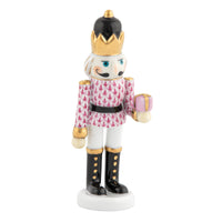 Nutcracker with Gift — Raspberry
