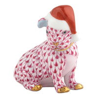Santa Puppy — Raspberry