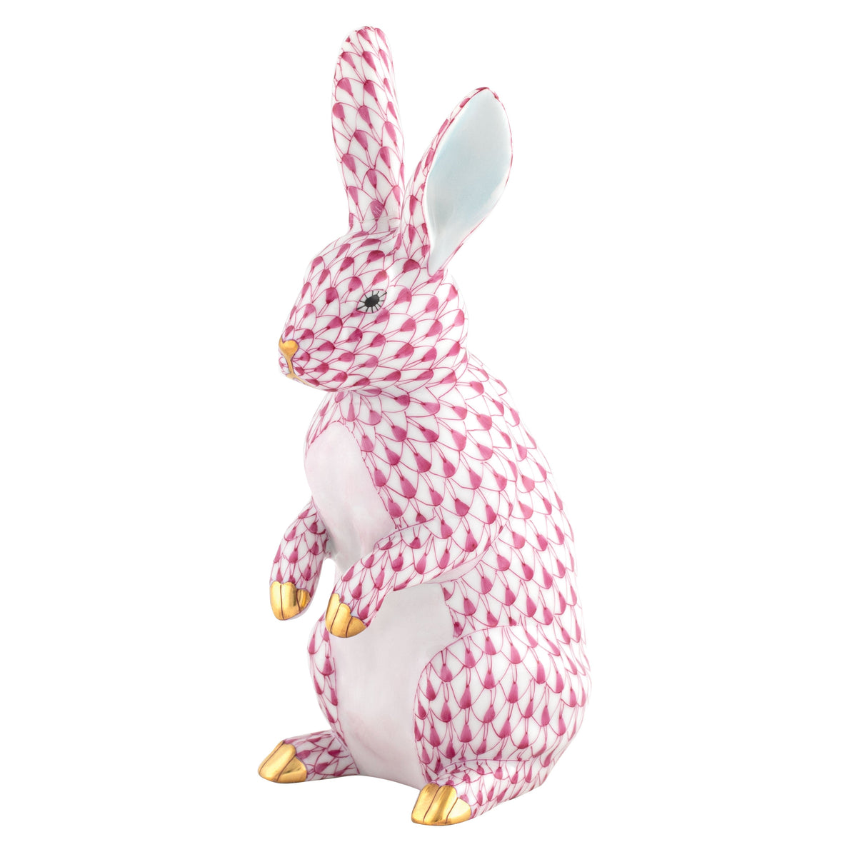Medium Standing Rabbit — Raspberry