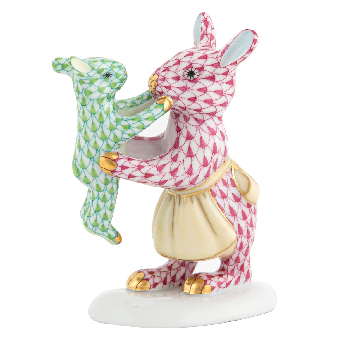 Mother Bunny with Child — Raspberry & Keylime