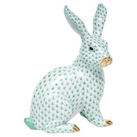Large Sitting Bunny — Green