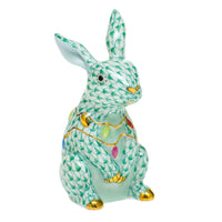 Bunny with Christmas Lights — Green