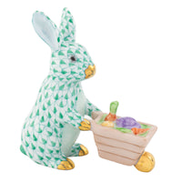 Wheelbarrow Bunny — Green