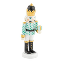 Nutcracker with Gift — Green