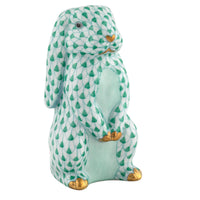 Standing Lop Ear Bunny — Green