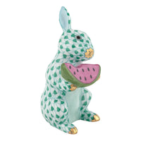 Bunny with Watermelon — Green
