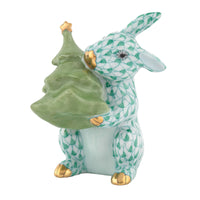 Christmas Tree Bunny — Green