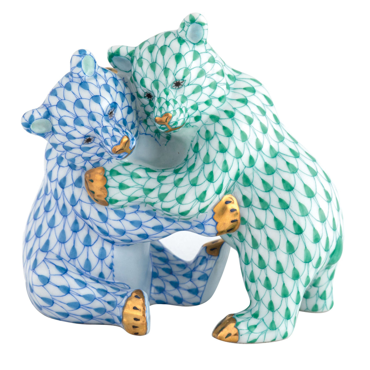 Bear Hug — Green & Blue