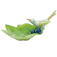 Hummingbird On Leaf — Keylime