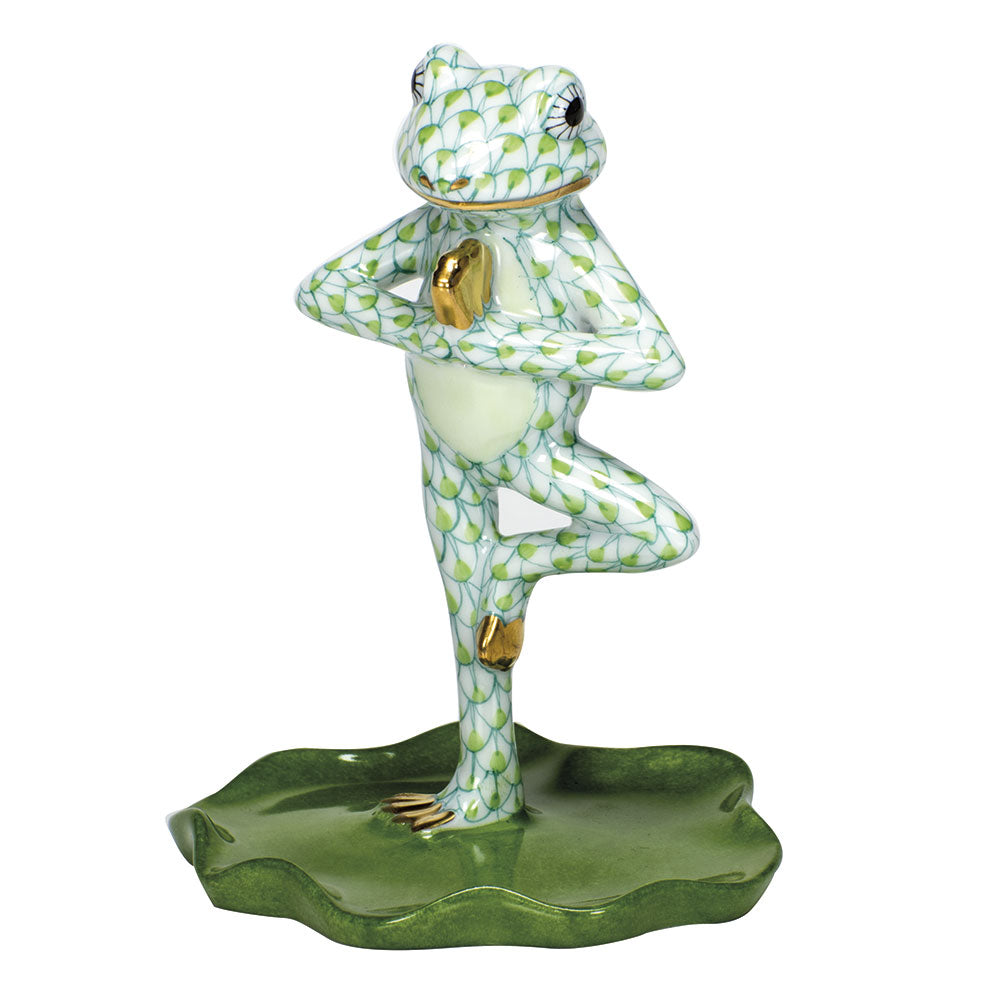 Yoga Frog In Tree Pose — Keylime