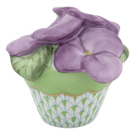 Pansies In Flowerpot — Keylime