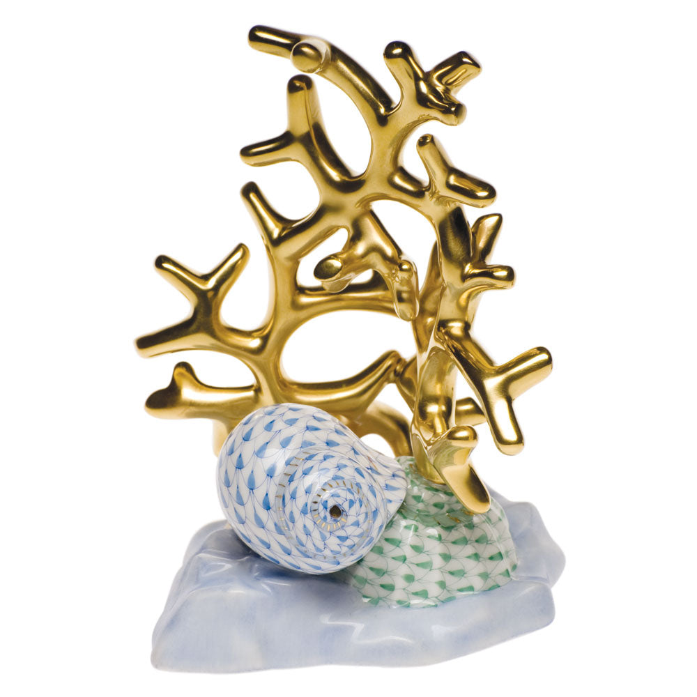 Coral with Shells — Multicolor