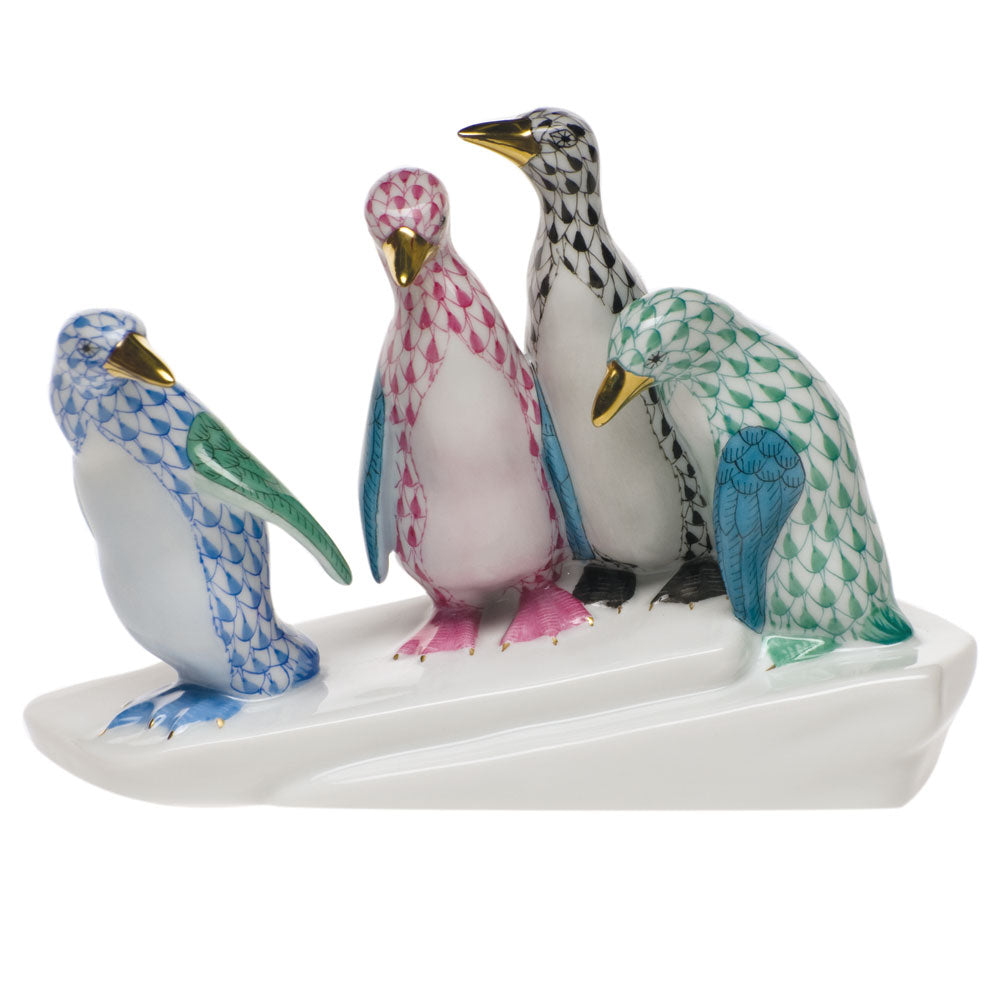 Penguins On Ice — Multicolor