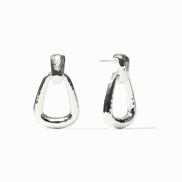 Sterling Sahara Demi Doorknocker Earring