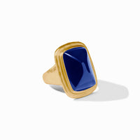 Julie Vos Sahara Stone Ring, Iridescent Sapphire Blue