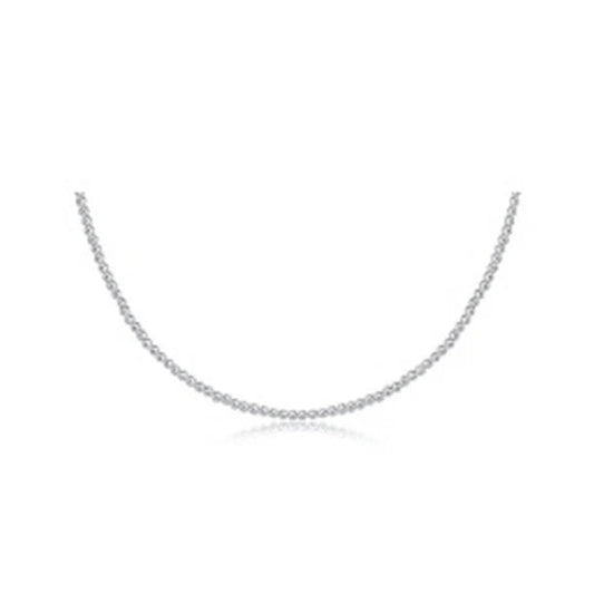 choker classic sterling 2mm bead