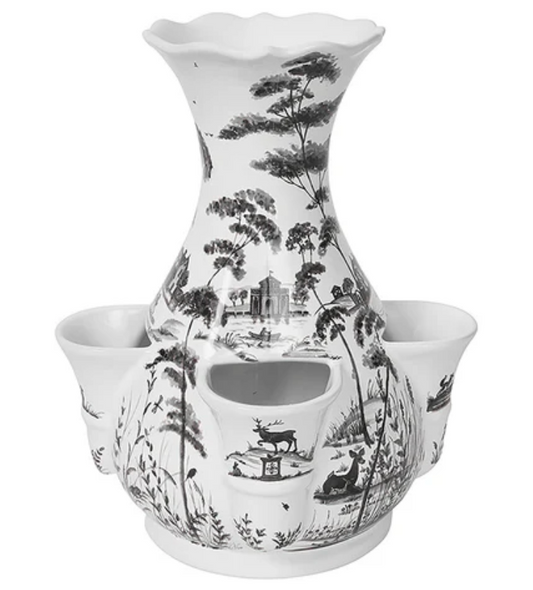 Country Estate 11.5" Tulipiere Vase - Flint Grey