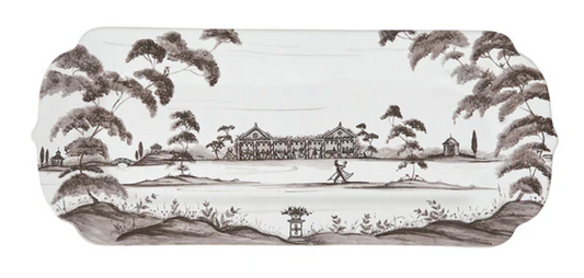 Country Estate 15" Hostess Tray - Flint Grey