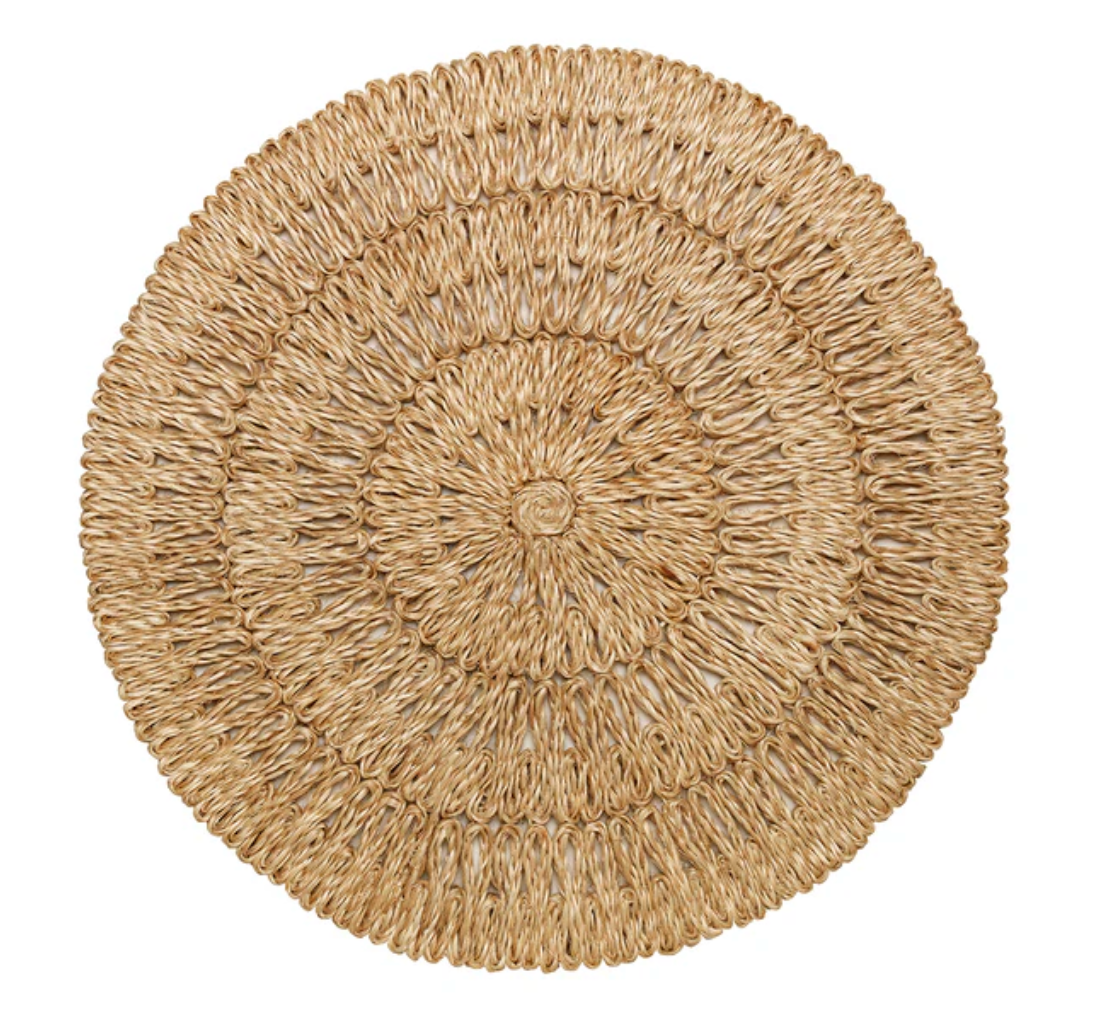 Straw Loop Placemat - Natural