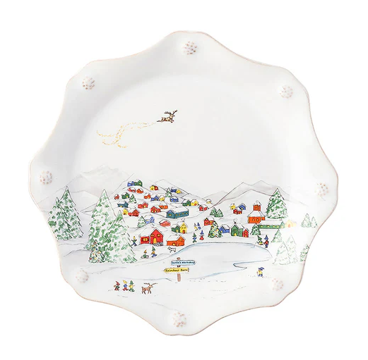 Berry & Thread North Pole Dessert/Salad Plate