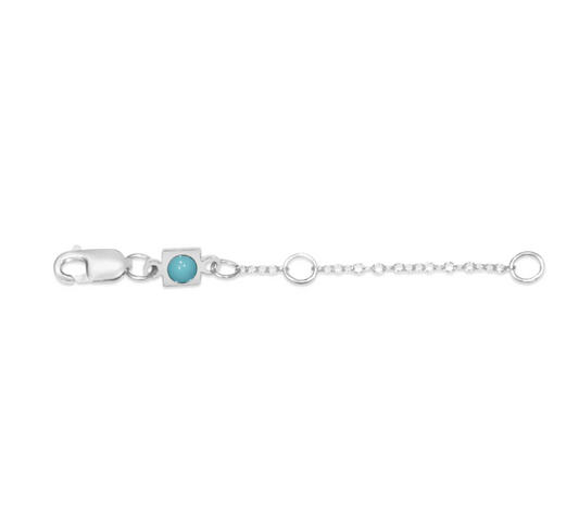 2" necklace extender - sterling