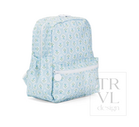 Mini Backer Backpack - Petite Fleur Blue