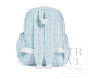 Mini Backer Backpack - Petite Fleur Blue