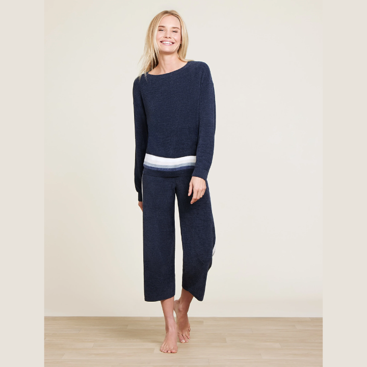 CozyChic Ultra Lite® Multi Stripe Pullover