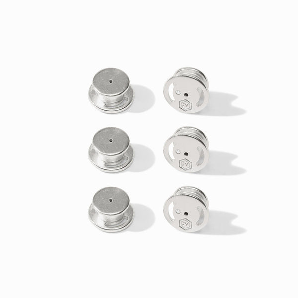 Sterling Signature Large Earring Back Set