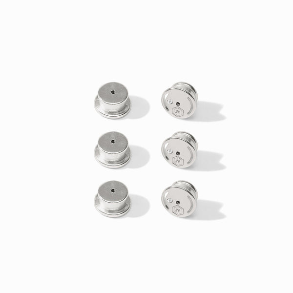 Sterling Signature Small Earring Back Set