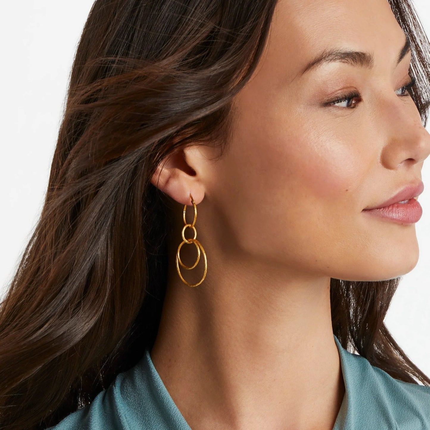 Gold Simone 3-in-1 Earring