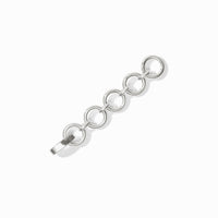 Julie Vos Sterling Smooth Link Extender, Silver